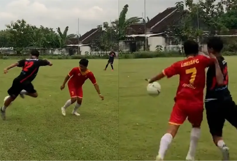 Este futbolista intentó un lujito y terminó con tremendo golpe en la cara. Este futbolista intentó un lujito y terminó con tremendo golpe en la cara.