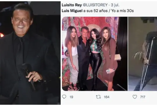 Luis Miguel reapareció en una fiesta de cumpleaños de una cantante en Miami y se desataron los memes. 