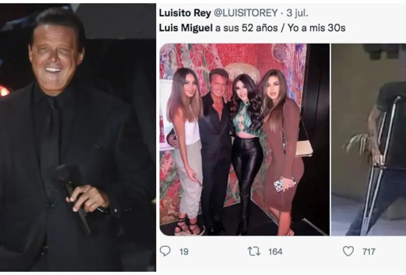 Luis Miguel reapareci&oacute; en una fiesta de cumplea&ntilde;os de una cantante en Miami y se desataron los memes. 