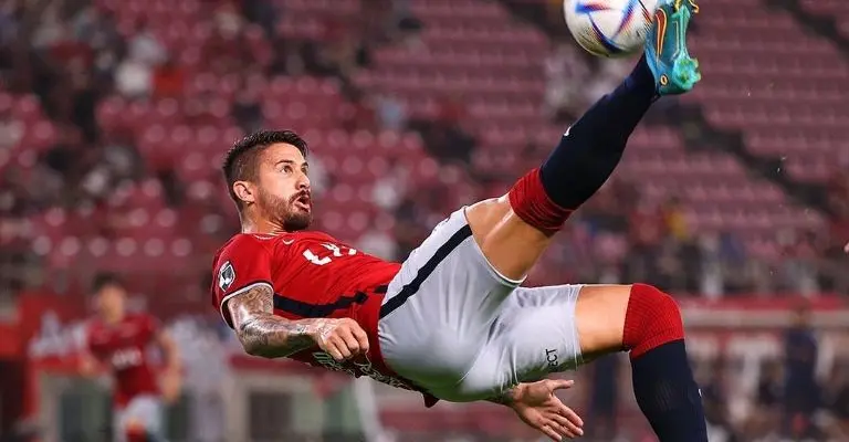 Así fue la postal de Everaldo Stum. Instagram - Kashima Antlers