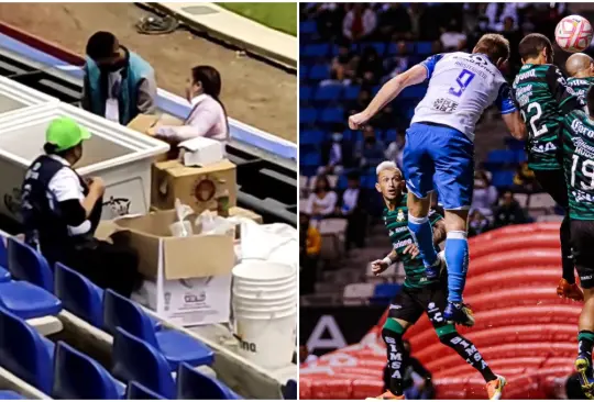 Video refleja a vendedores de cerveza reciclar vasos durante el Puebla vs Santos 