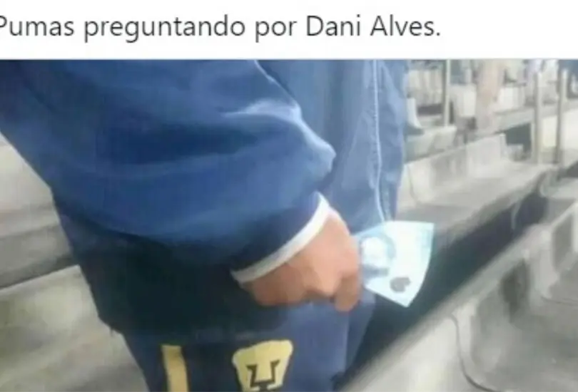 La euforia por la presunta llegada de Dani Alves a Pumas lleg&oacute; hasta los tradicionales memes.