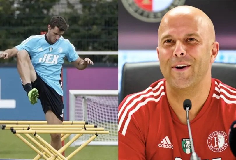 Arne Slot, t&eacute;cnico del Feyenoord, dio a conocer cu&aacute;ndo podr&iacute;a debutar Santiago Gim&eacute;nez.