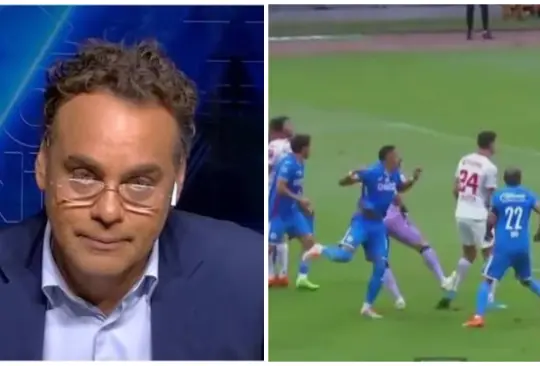 David Faitelson aseguró que el penal sobre Toluca y la expusión de Sebastián Jurado fue bien marcado. 