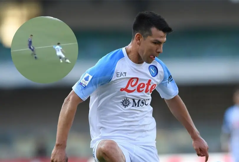 Chucky Lozano tuvo una actuaci&oacute;n destacada en el triunfo del Napoli sobre Hellas Verona