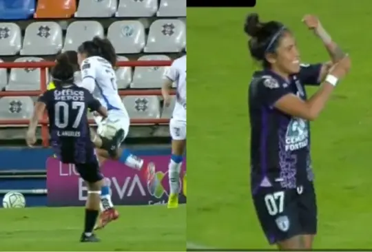 Lizbeth Ángeles definió de gran manera para anotar un golazo.