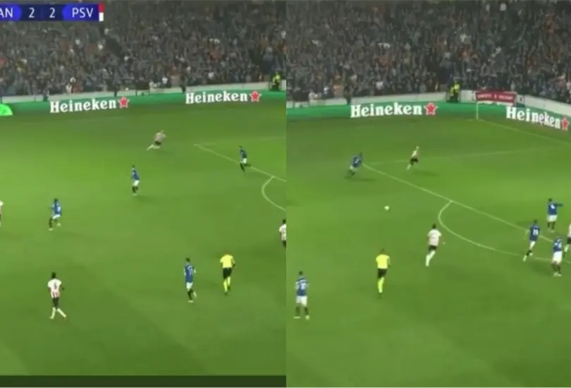 El futbolista mexicano hizo un gran pase que pudo significar la victoria. El futbolista mexicano hizo un gran pase que pudo significar la victoria.