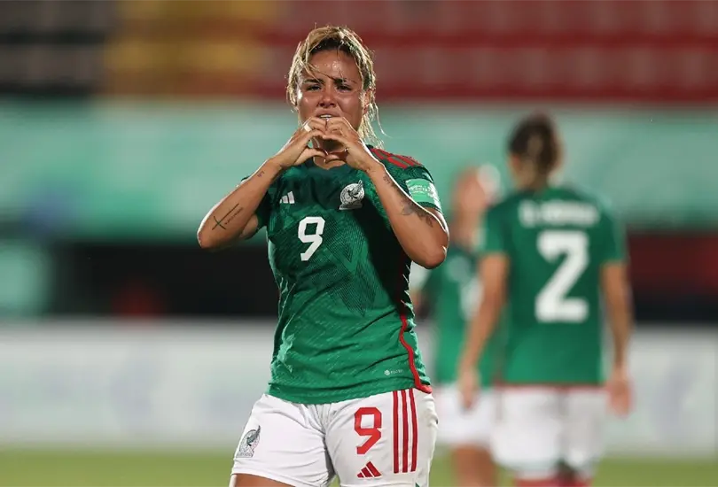 Alexia Villanueva anot&oacute; el gol que meti&oacute; al Tri femenil sub-20 a los cuartos de final del Mundial