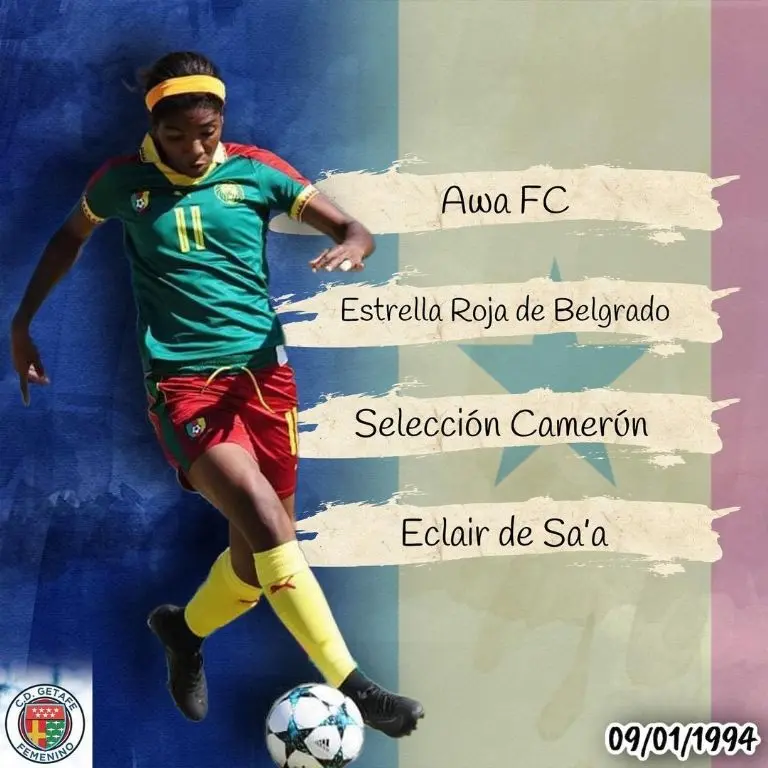 El Getafe Femenino resaltó las cualidades de Mbappé en sus redes sociales. Foto: Instagram Getafe Femenino.