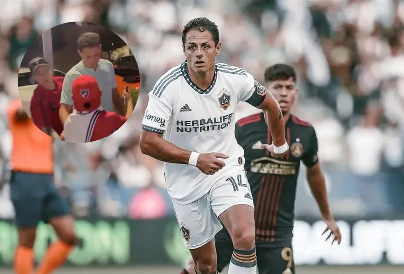 Chicharito Hern&aacute;ndez fue captado cuando ignor&oacute; el pedido de un ni&ntilde;o