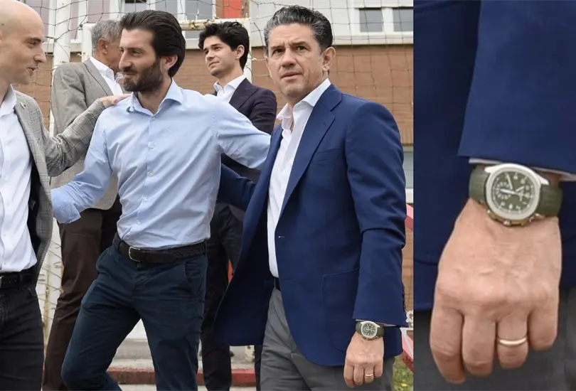 Alejandro Irarragori posee un reloj sumamente lujoso. Alejandro Irarragori posee un reloj sumamente lujoso.