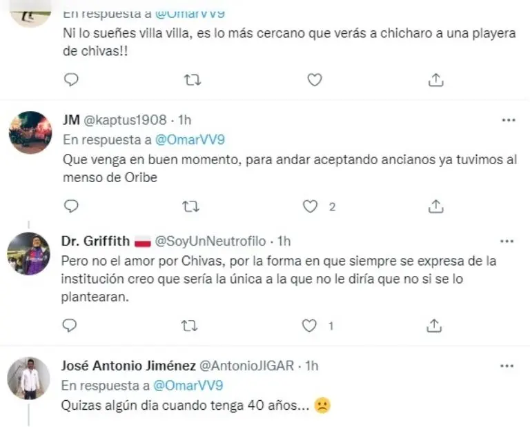 Chicharito fue blanco de críticas en las redes sociales. Foto: Captura de pantalla.
