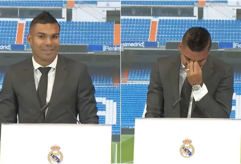 Casemiro tuvo una emotiva despedida del Real Madrid, ahora jugará con el Manchester United. Casemiro tuvo una emotiva despedida del Real Madrid, ahora jugará con el Manchester United.