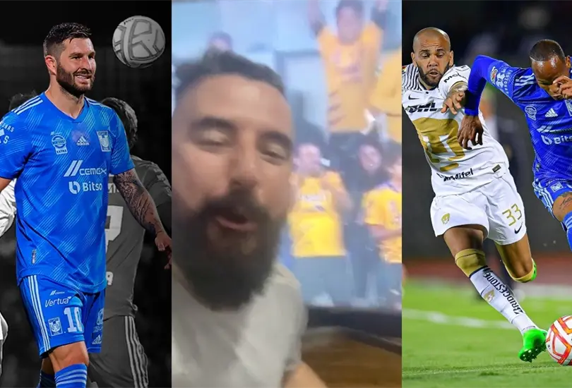 Álvaro Morales disfrutó el empate de Tigres y Gignac a Pumas. Álvaro Morales disfrutó el empate de Tigres y Gignac a Pumas.