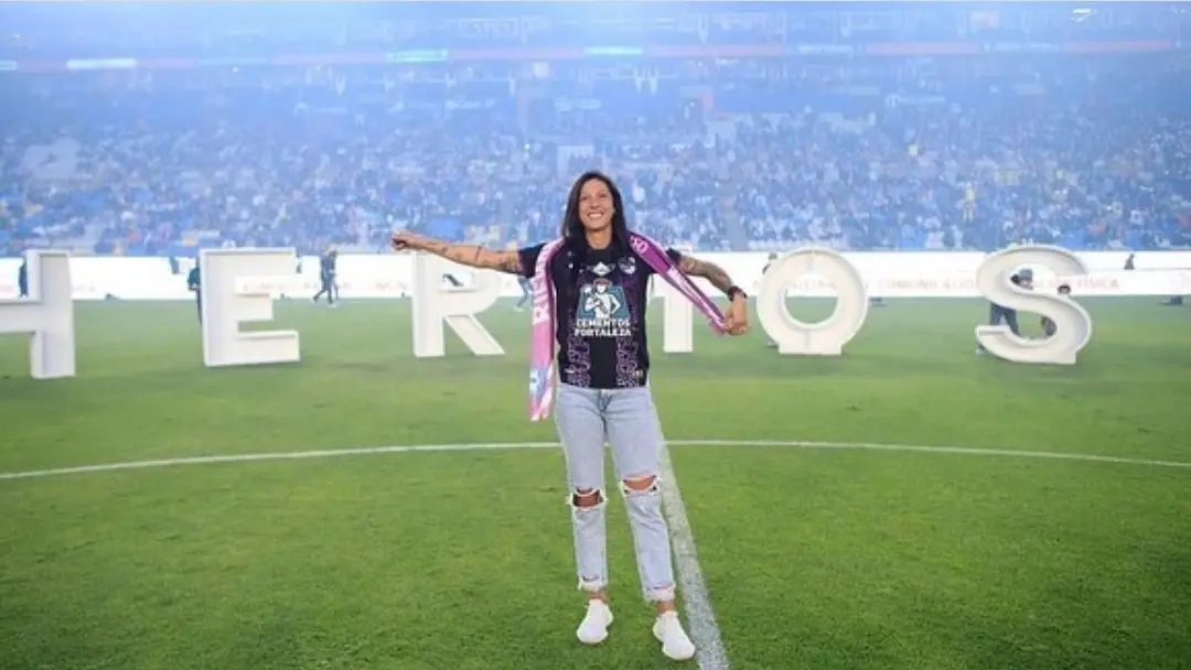 Jennifer Hermoso. Considerada una de las mejores jugadoras del mundo, recién juega sus primeros minutos en la Liga MX Femenil.
