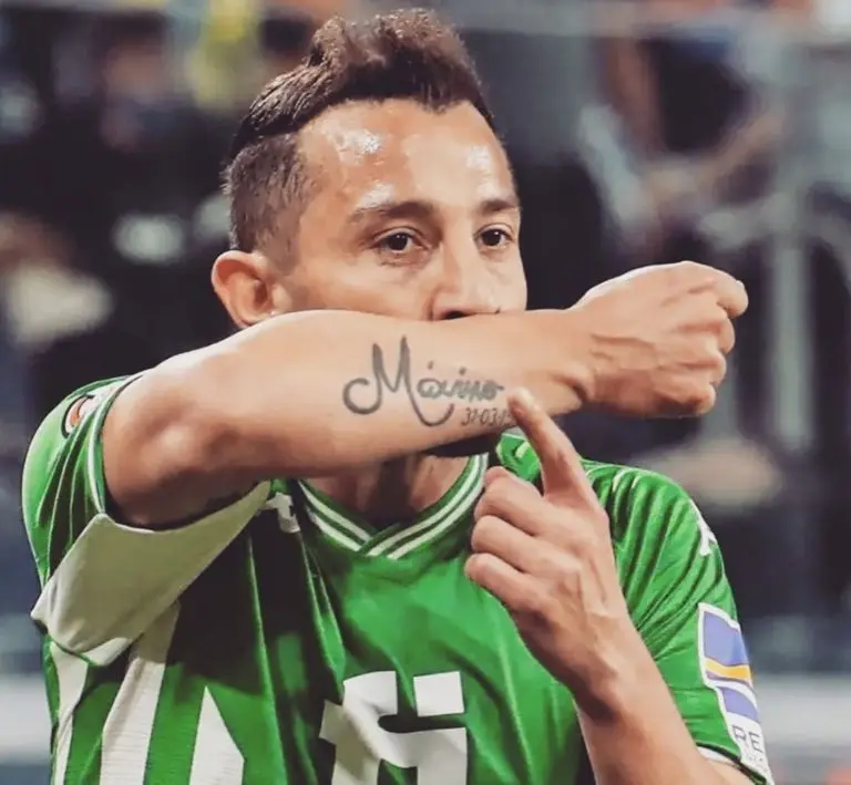 El mexicano fue elegible para jornada 3 ante el Osasuna. (@andresgua18)