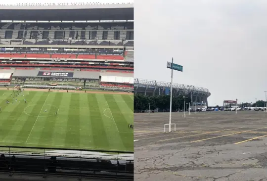 La afición de Cruz Azul abandonó al equipo en el Estadio Azteca de cara al partido contra Querétaro.