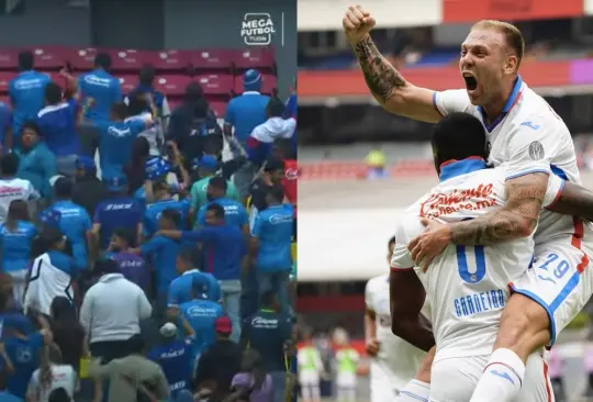 La afición de Cruz Azul le dio la espalda a su equipo, pese a ello se consiguió la victoria con un Azteca semivacío.