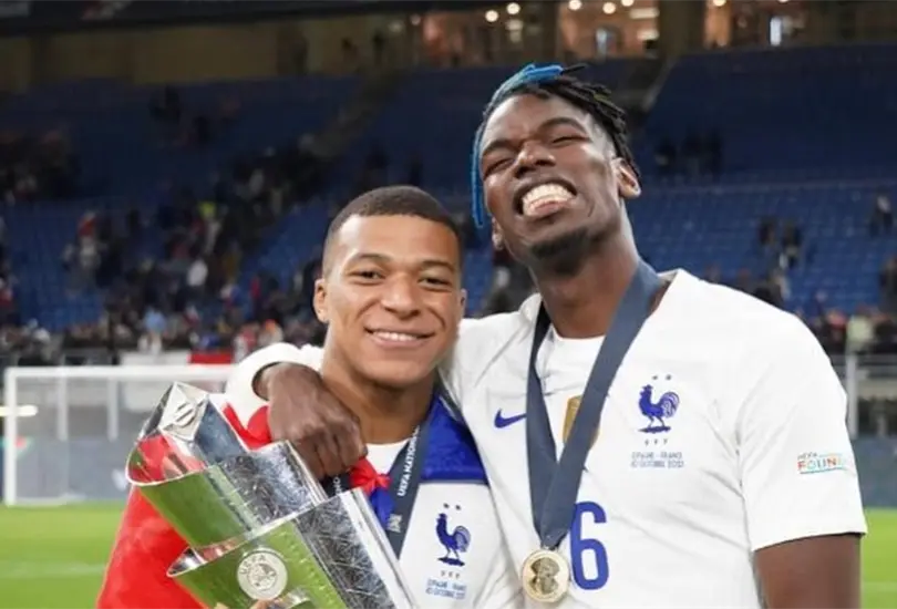 Paul Pogba y Kylian Mbapp&eacute; se est&aacute;n viendo envueltos en un esc&aacute;ndalo.