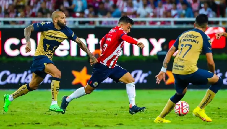 Imágenes del encuentro Chivas vs Pumas. @Chivas