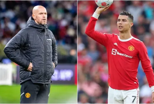 Cristiano Ronaldo ha tenido un inicio ríspido con el entrenador del Manchester United, Erik ten Hag. 