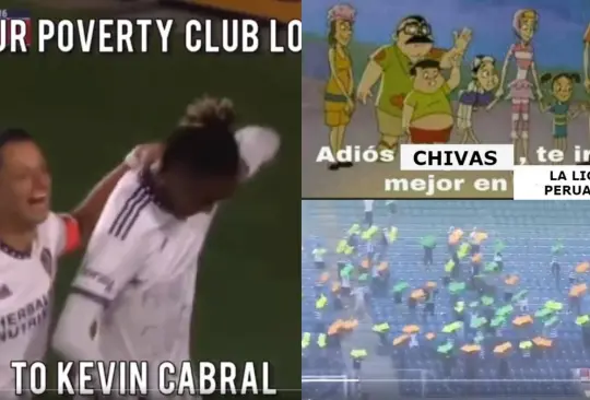 Chivas protagonizó los memes tras caer con el LA Galaxy.