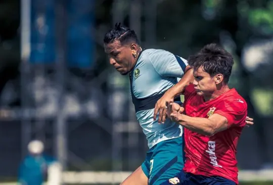 Roger Martínez había estado alejado de las canchas por una lesión.