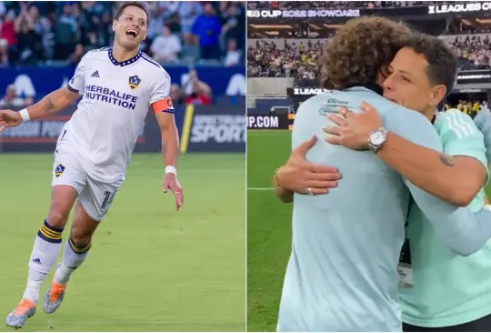 El abrazo entre Chicharito Henrnández y Guillermo Ochoa habría desmentido problemas entre los futbolistas 