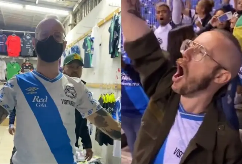 Este aficionado se enamoró del Puebla tras asistir al estadio Cuauhtémoc Este aficionado se enamoró del Puebla tras asistir al estadio Cuauhtémoc