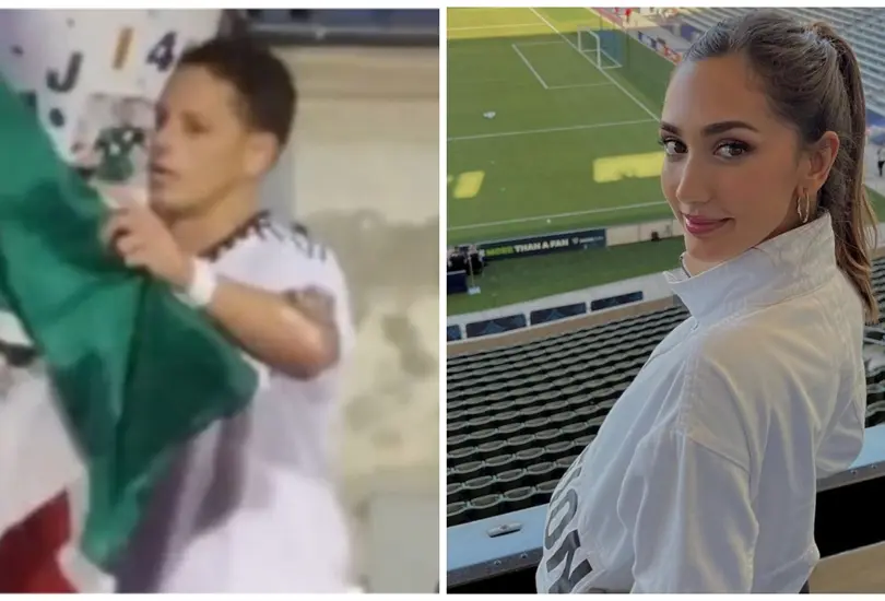 Nicole McPherson sali&oacute; en defensa de su novio, Javier Chicharito Hern&aacute;ndez. 