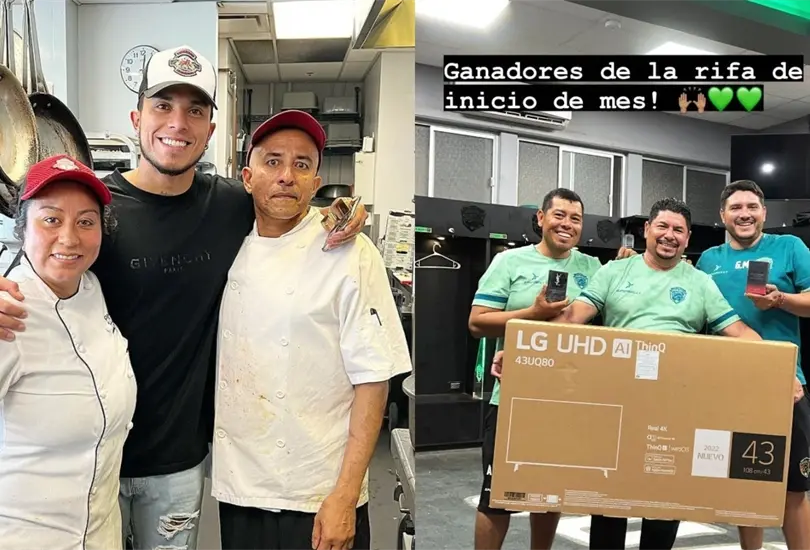 Carlos Salcedo acostumbra tener una gran relaci&oacute;n con el personal del club donde milita.