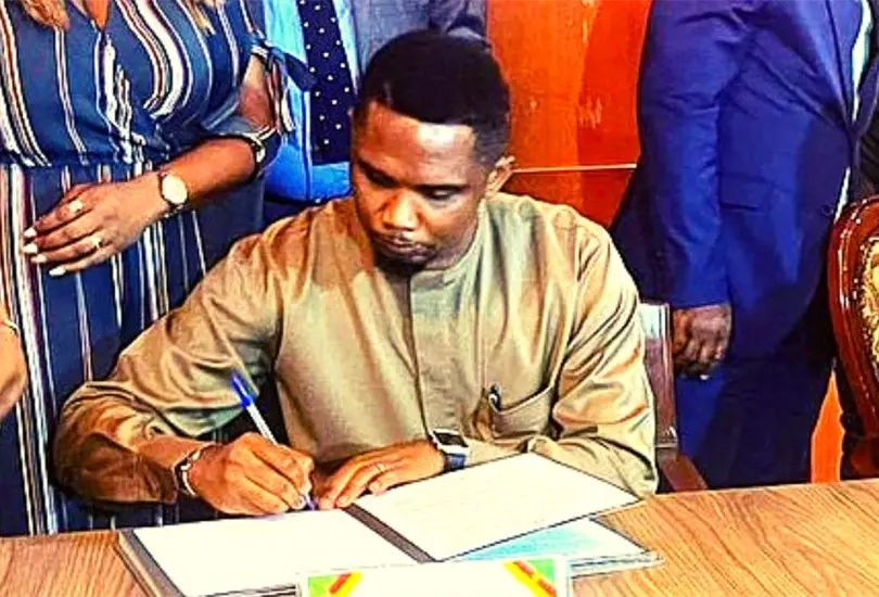 Samuel Eto debe responder a la demanda que est&aacute; en su contra, de lo contrario puede ingresar a la carcel.