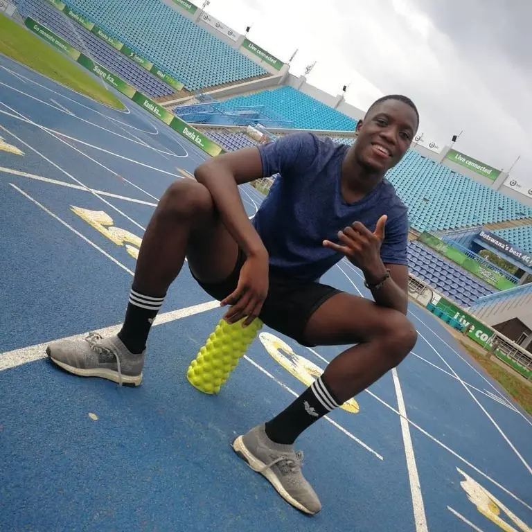 Letsile Tebogo es la nueva sensación del atletismo. Foto: Instagram: letsile_tebogo