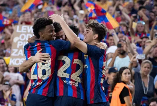 Barcelona tuvo un primer tiempo de ensueño en el Trofeo Joan Gamper 2022