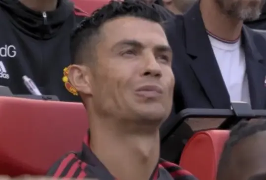 Cristiano Ronaldo vio el Manchester United-Brighton como suplente. Cristiano Ronaldo vio el Manchester United-Brighton como suplente.