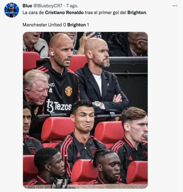Este fue uno de los gestos de Cristiano Ronaldo que más llamó la atención.