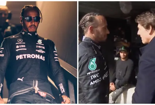 Lewis Hamilton se lleva muy bien con Tom Cruise.