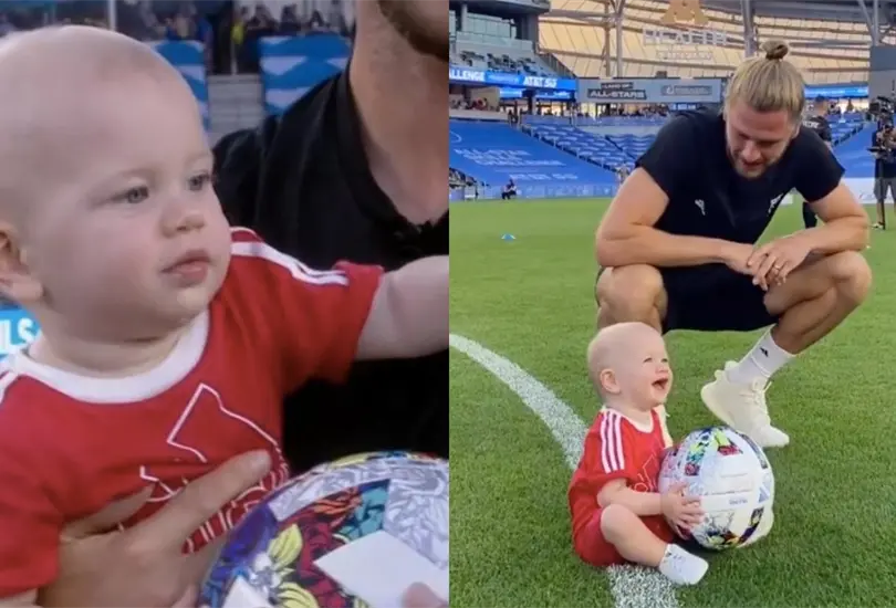 El bebé de Walker Zimmerman endulzó el triunfo de la MLS en el Skills Challenge. El bebé de Walker Zimmerman endulzó el triunfo de la MLS en el Skills Challenge.