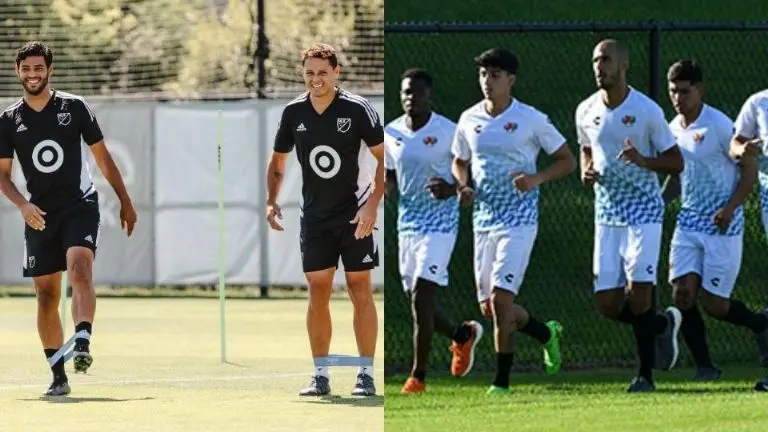 Las estrellas de la Ligs MX y la MLS se enfrentarán en el MLS All-Star 2022. Fotos: Twitter: @SomosLAFC / @LigaBBVAMX)