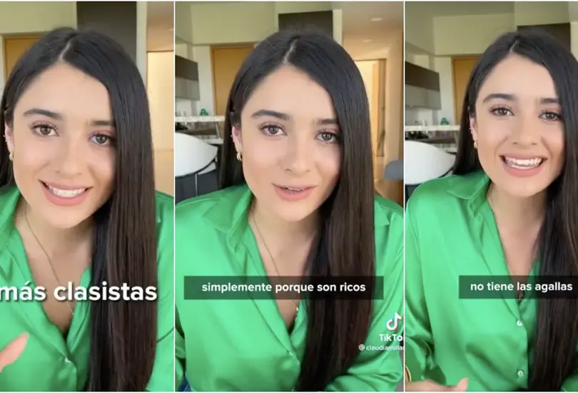 Claudia Millán, tiktoker y emprendedora, habló del clasismo de los pobres y provocó críticas. Claudia Millán, tiktoker y emprendedora, habló del clasismo de los pobres y provocó críticas.