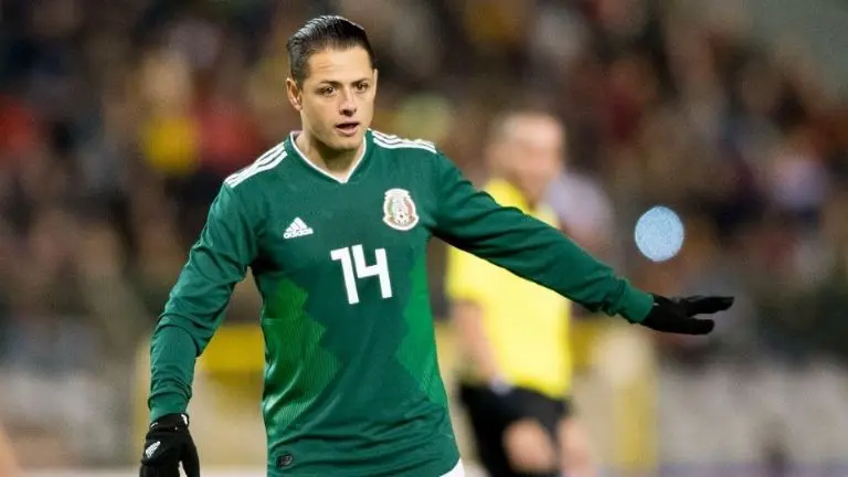 Chicharito Hernández es el delantero que pide la afición mexicana ante la ausencia de goles en el equipo de México. Foto: Twitter @miseleccionmxen