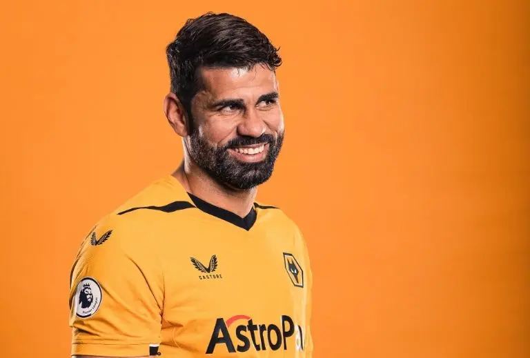 Diego Costa llega como fichaje de los Wolves. (@Wolves)