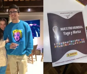 ¿Panini Qatar 2022? Chica le regala a su novio álbum con sus mejores momentos