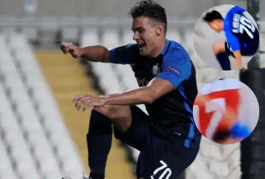 Benjamin Kololli hizo un acto de desaparición en pleno partido de la Europa League