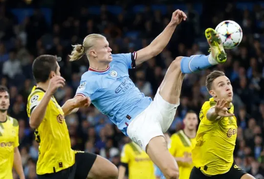 Erling Haaland se lució con una increíble definición ante su exequipo en Champions League.