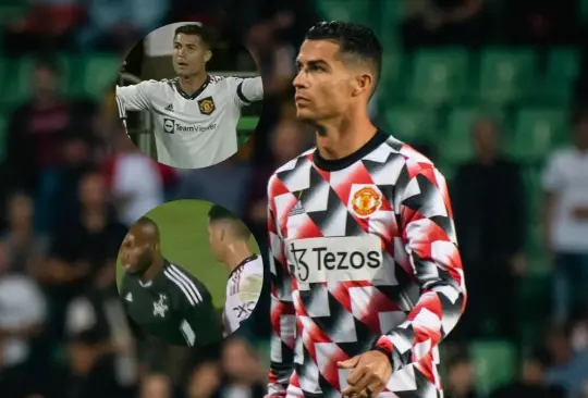 VIDEO: Cristiano Ronaldo estalla contra rival y árbitro por falta que no se marcó