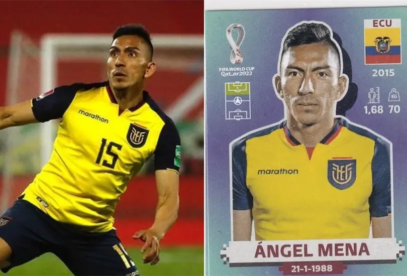 &Aacute;ngel Mena y su familia vivieron un momento emotivo al encontrarse en el &aacute;lbum Panini.