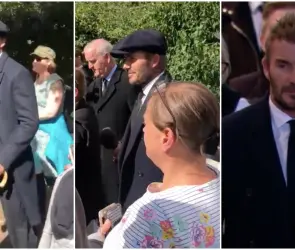 VIDEO: David Beckham se forma por 12 horas para despedir a la reina Isabel II