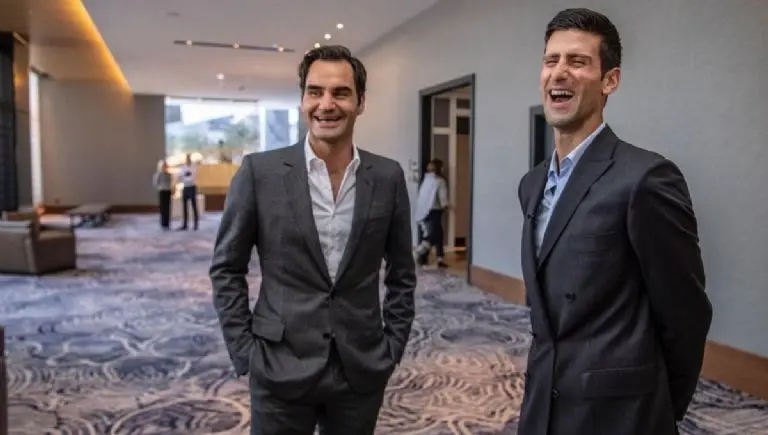 Djokovic y Federer protagonizaron grandes encuentros. Insta: djokernole