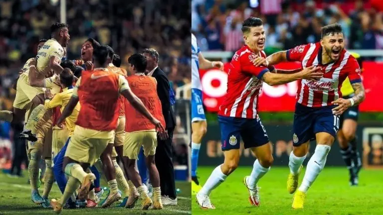 América y Chivas protagonizarán una edición más del Clásico Nacional en el Estadio Azteca. Foto: Archivo Referee.
